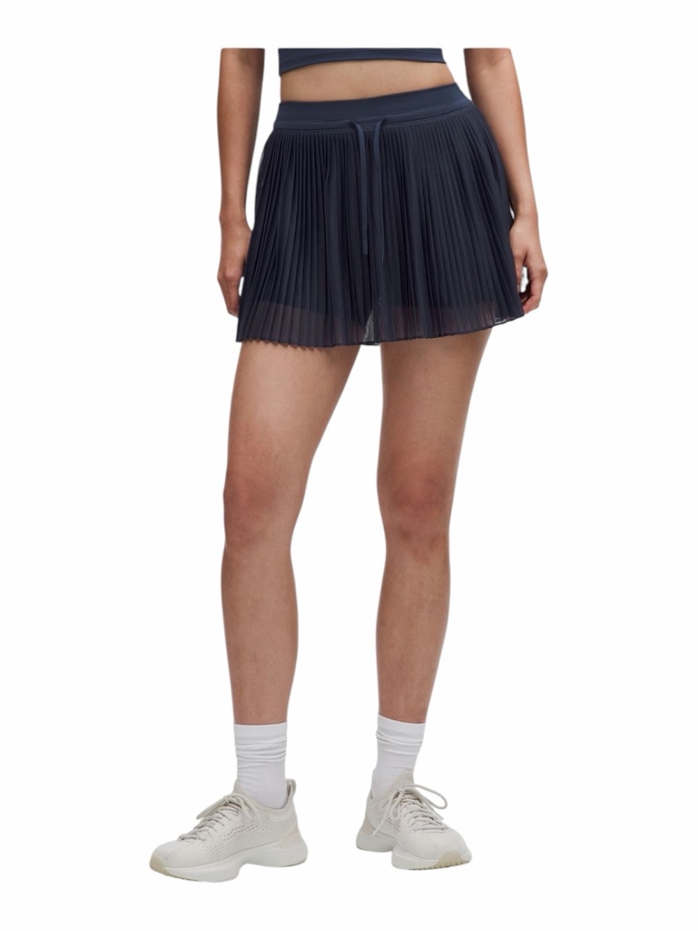 Lululemon Ace Advantage High-Rise Pleated Tennis Short 2” Club Blue M NWT - Picture 5 of 6